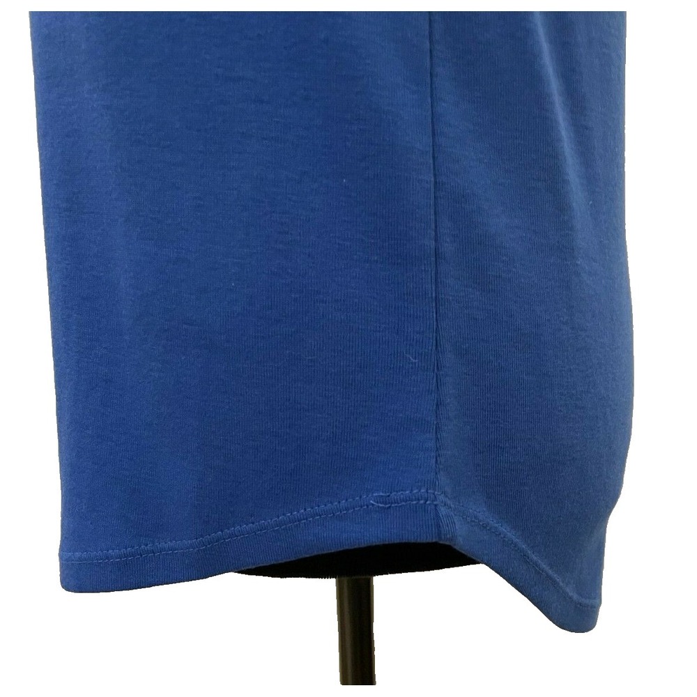 Chico's The Ultimate Tee Womens Short Sleeve T-Shirt Top Size 0 Blue Cotton - Picture 8 of 12